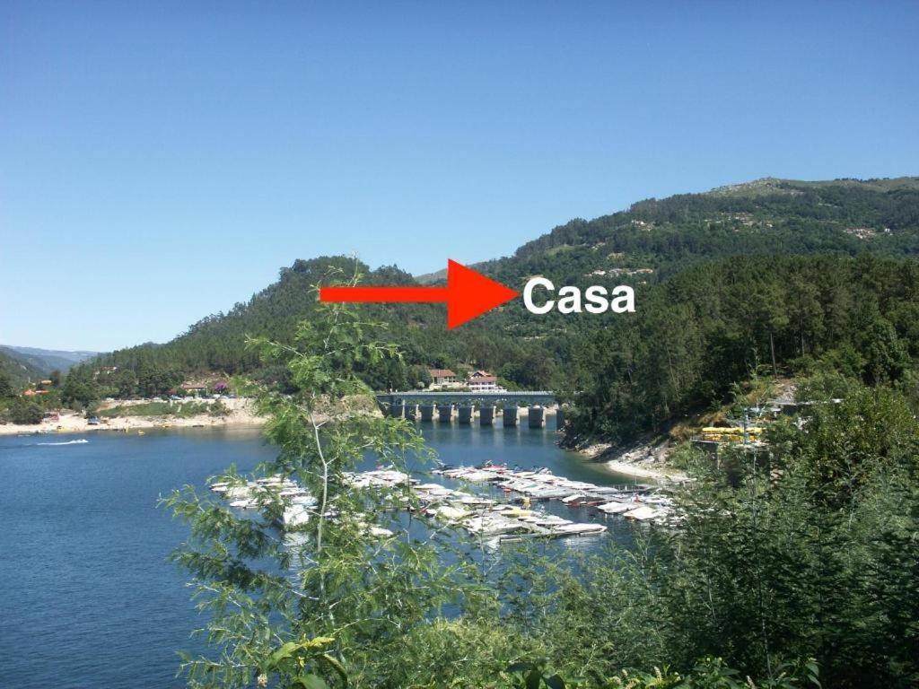 Appartamento Casa De Casarelhos - Vistas Rio, Campo E Montanha - Lareira Geres Esterno foto